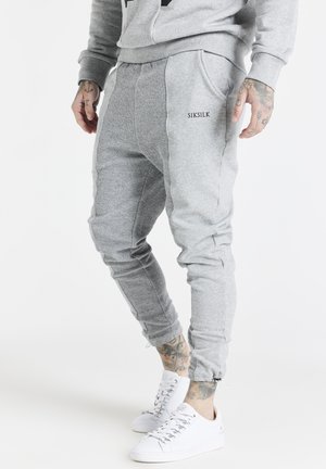 SIKSILK HALF & HALF TOGGLE PANT - Pantalones deportivos - grey marl