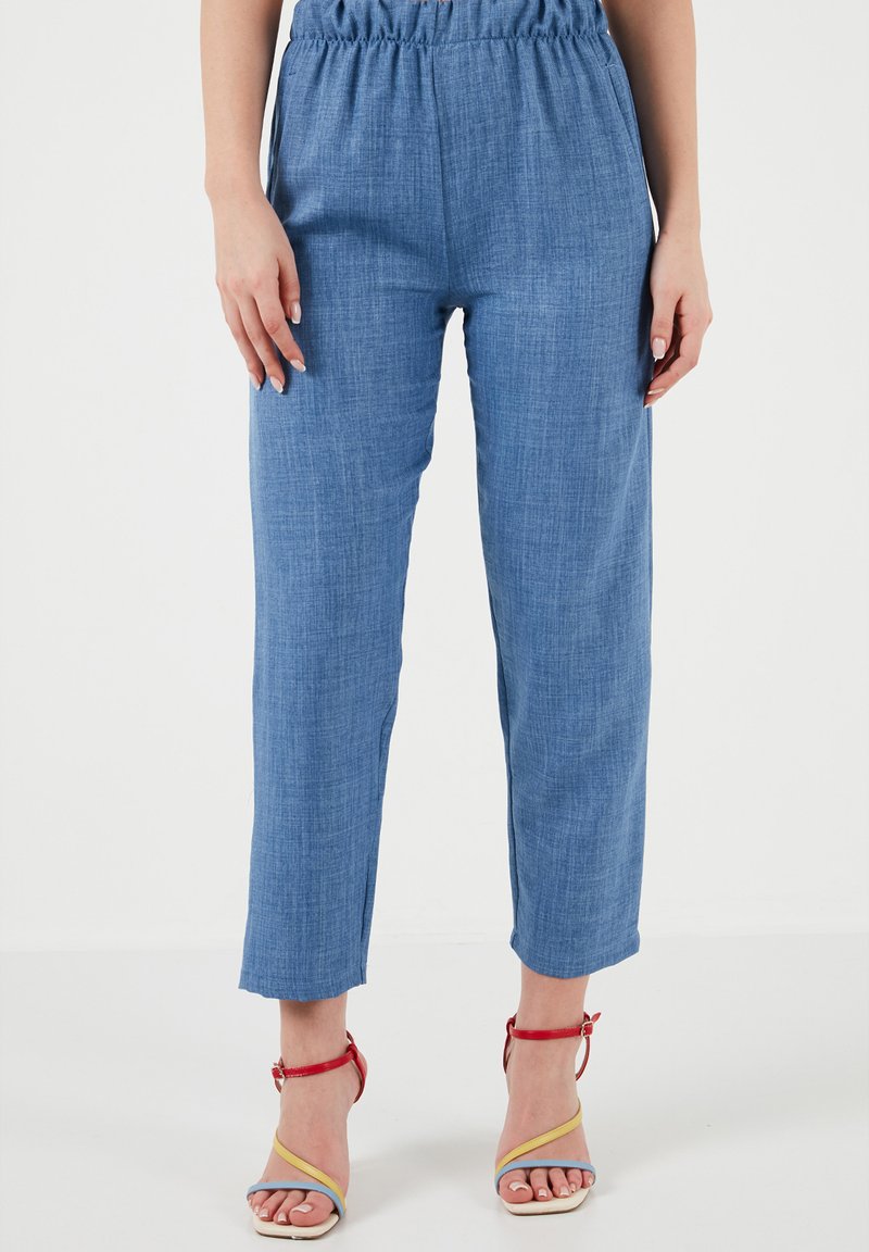 LELA REGULAR FIT - Hlače - dark blue