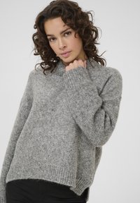 Kaffe Neule - grey melange