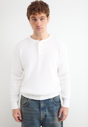 Balmohk, Henley Long-Sleeve - Maglione - white
