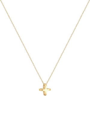 CROSS SYMBOL - Necklace - gold-coloured