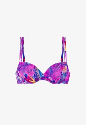 Venice Beach, VENICE BEACH BÜGEL-BIKINI-TOP - Bikini-Top - lila print