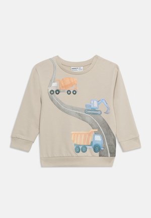 Name it, NMMJASO LS NREG SWEAT UNB BOX - Bluză de molton - chateau gray