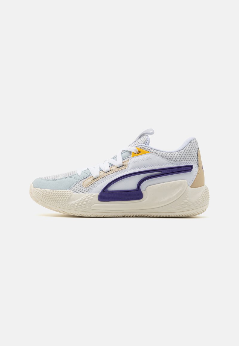 Puma COURT RIDER CHAOS SLASH - Basketball shoes - white/team violet ...