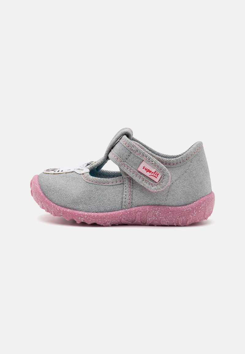 Superfit Baby Mädchen SPOTTY Hausschuhe, GRAU 2100 : superfit Superfit Baby Mädchen SPOTTY Hausschuhe, GRAU 2100 : superfit