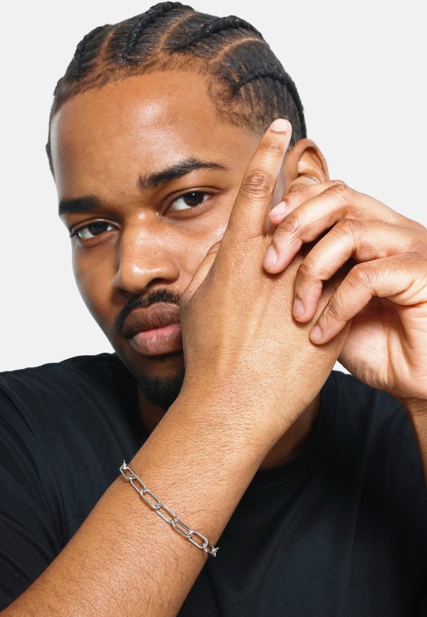 DAMIAN - Armband - silberfarben poliert