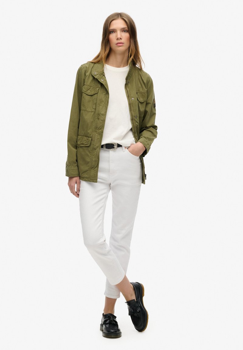 Superdry & Co Lichte jas kaki Superdry & Co Lichte jas kaki