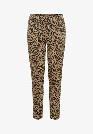 ICHI IHKATE - Trainingsbroek - leopard jaquard