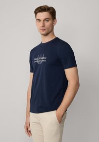 Façonnable UNIVERSITY - Camiseta estampada - marine blue