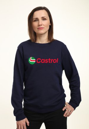 CASTROL LOCK UP - Sweater - navy blue