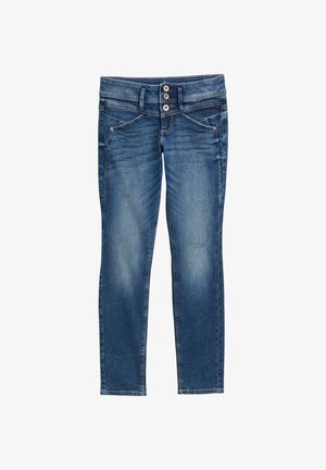 TOM TAILOR, TTALEXA SLIM FIT - Slim fit jeans - random bleached/blue denim