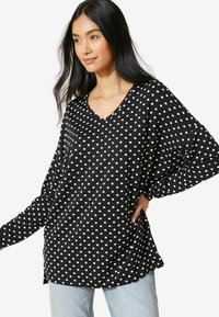 Niet geselecteerd, mono polka dot