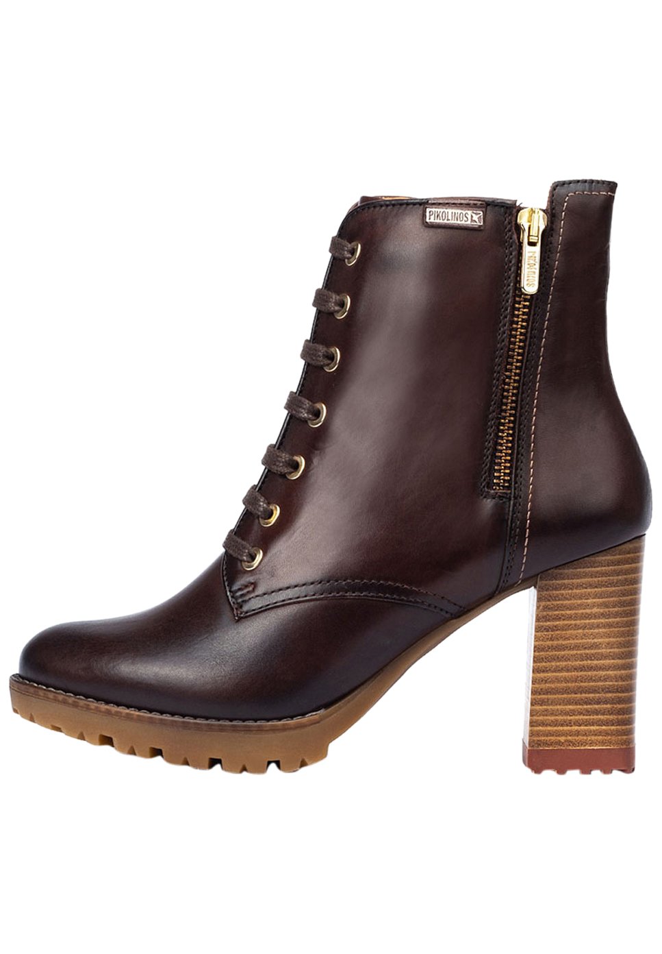 Pikolinos Botines de tacón - olmo/marrón oscuro - Zalando.es