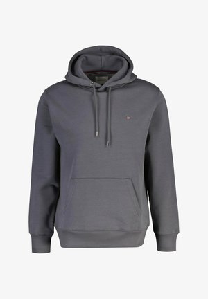 GANT, SHIELD - Kapuzenpullover - grau mid grey