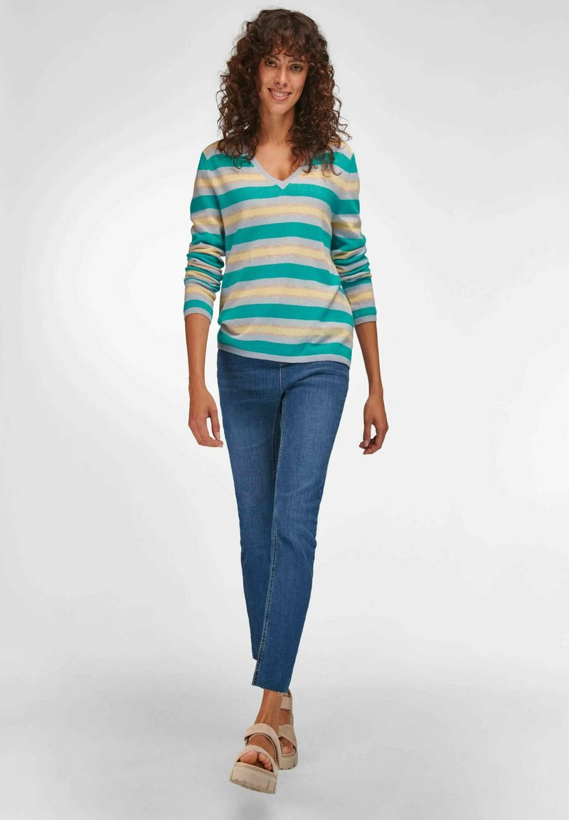 Damen Strickjacken | PETER HAHN Strickpullover multicolored/mehrfarbig - YB20892 Damen Strickjacken | PETER HAHN Strickpullover multicolored/mehrfarbig - YB20892