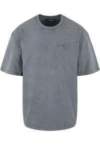 Dropsize HEAVY EMBO - T-shirt basique - washedgrey
