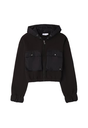 WITH ZIP - Sweatjacke - nero