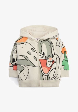 BUGS BUNNY - Felpa con zip - beige
