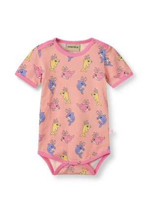 Småfolk SHORT-SLEEVED WITH BABY DOLPHINS - Body - blossom