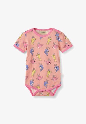 Småfolk SHORT-SLEEVED WITH BABY DOLPHINS - Body - blossom