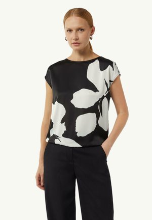 comma Bluse - schwarz