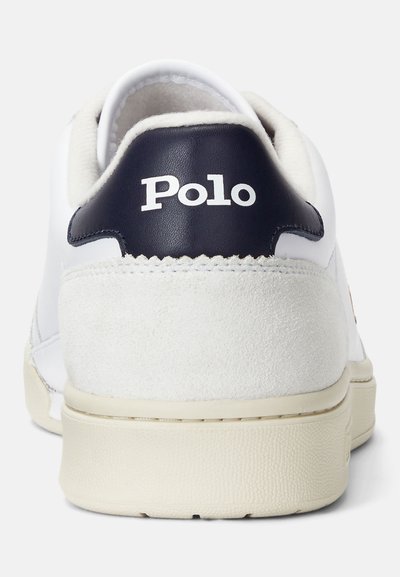 Polo Ralph Lauren COURT SPORT LEATHER-SUEDE SNEAKER UNISEX - Αθλητικά παπούτσια - white/navy