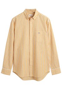GANT REGULAR FIT DE A RAYAS - Skjorter - medal yellow