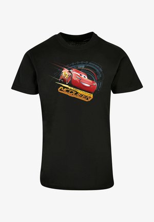 DISNEY CARS LIGHTNING MCQUEEN - Tricou cu imprimeu - black