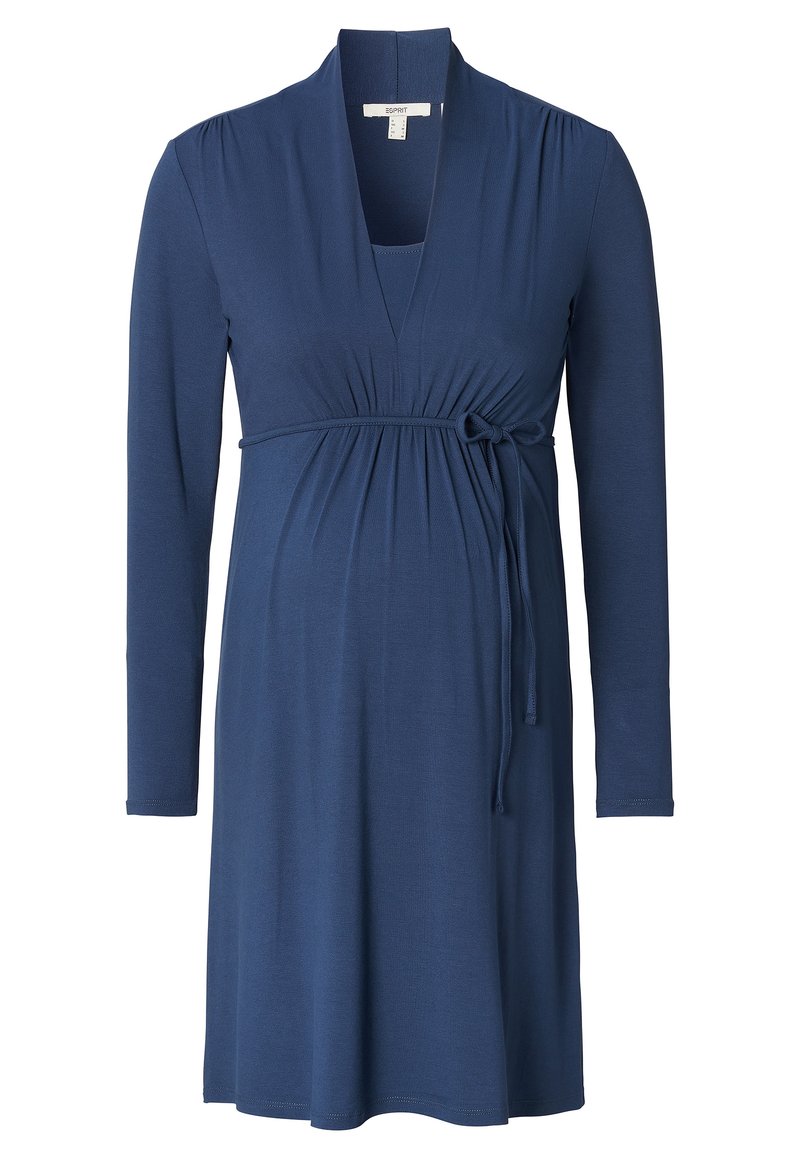 Esprit Maternity Jerseyjurk blauw Esprit Maternity Jerseyjurk blauw
