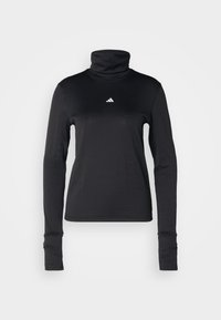 TECHFIT COLD.RDY FUNNEL NECK LONG SLEEVE LONG-SLEEVE - Top dugih rukava - black