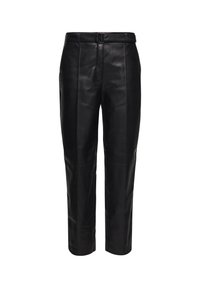 MIT GÜRTEL - Pantalones - schwarz