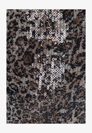 LA MANIA, SPÓDNICA MIDI MIRCA - Pencil skirt - black-brown