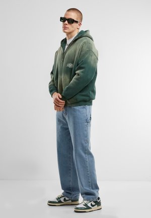 Another Cotton Lab LIVE IN BALANCE HEAVY ZIP - Zip-up sweatshirt - green