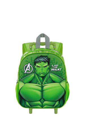 MARVEL HULK RAGE SMALL 3D WITH WHEELS - Valise à roulettes - hulk green