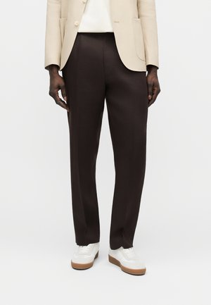 PERINO - Oblekové nohavice - dark brown