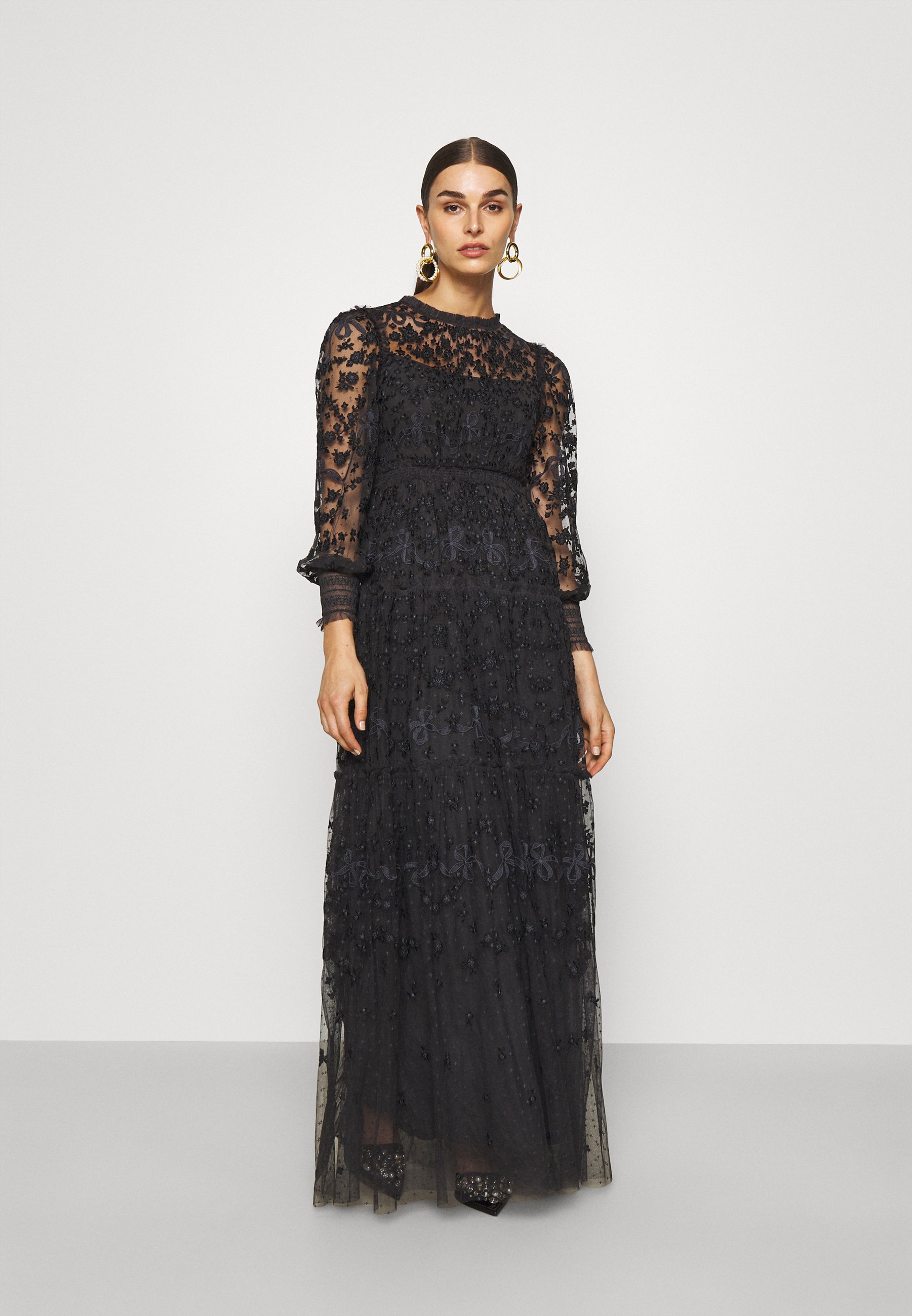 needle & thread black dress