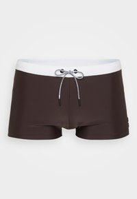 SWIM BOXER TRUNKS BICOLOR - Caleçon de bain - espresso/nude