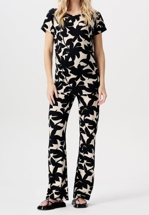 Tygbyxor - mottled black