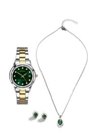 Sekonda DAY TO NIGHT WATCH GIFT SET Necklace green Zalando