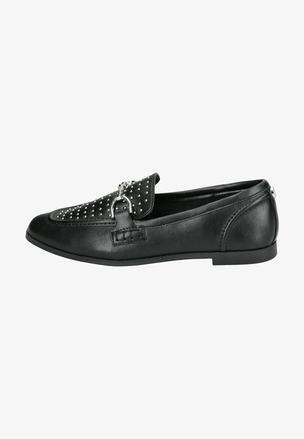 Slip-ons - blk sil studs a