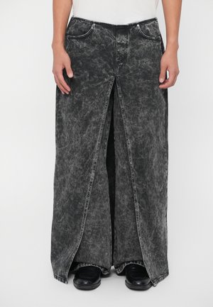PANTS - Blugi largi - black