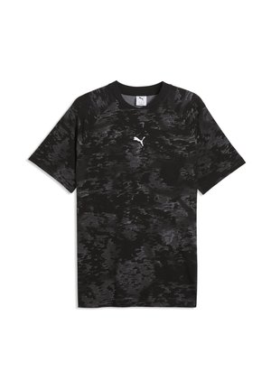 Puma, PUMA SPORT CAMO T-SHIRT - T-shirt print - black