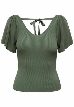 T-shirt print - khaki