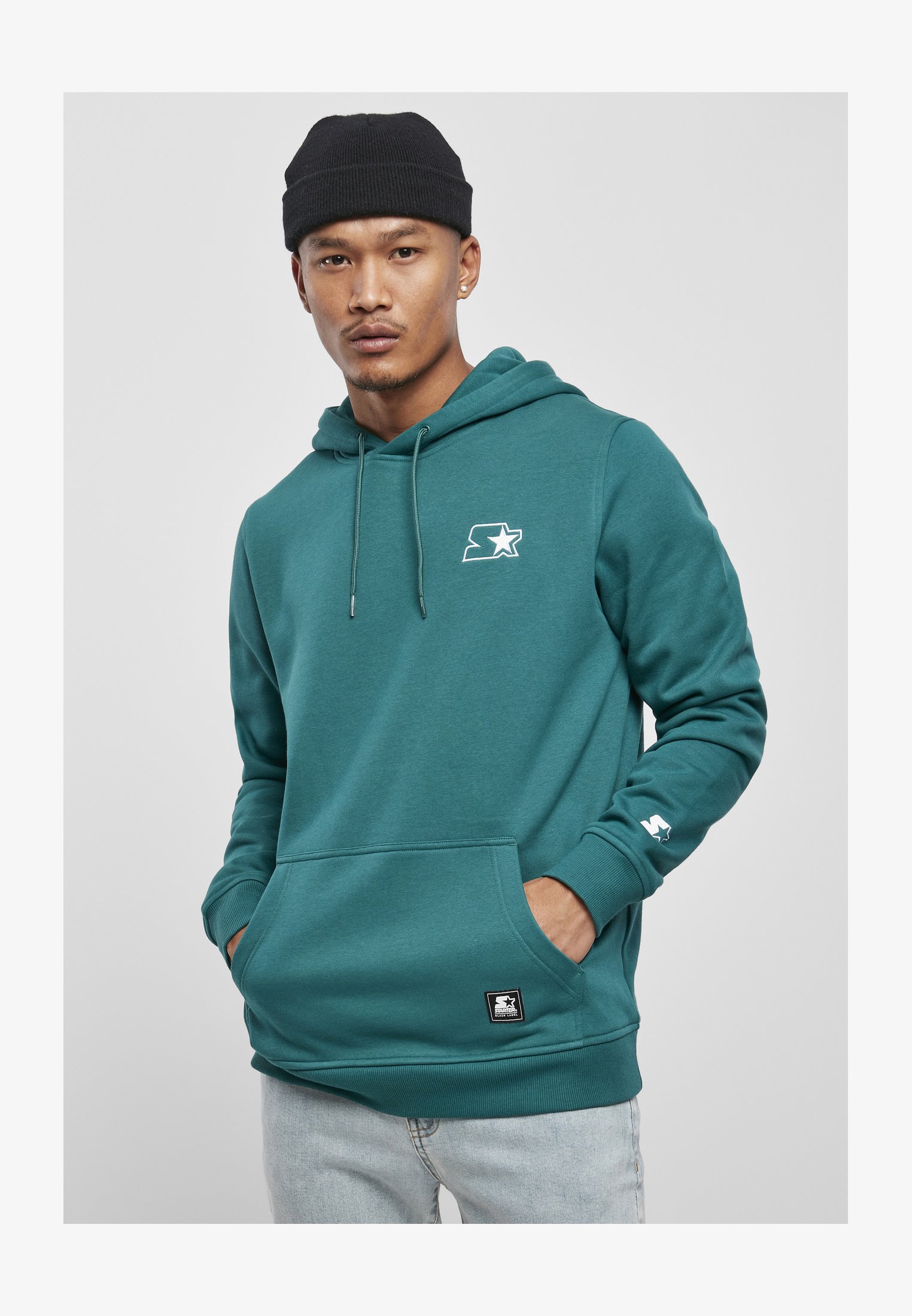 Generisch Felpa Con Cappuccio DDR Uomo, Verde Taglia S, Con Tasca A Marsupio, Misto Cotone 280g/m², Design Retrò Con Trabi E Simson