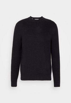 Selected Homme LS STRUCTURE CREW NECK NOOS - Jumper - black