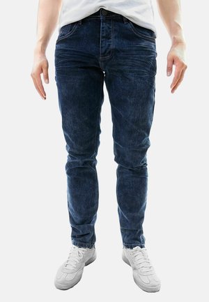 MIT KONTRASTNÄHTEN UND ASID WASCHUNG - Slim fit jeans - dunkelblau