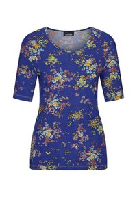 Unausgewählt, royal blue/yellow/coral patterned