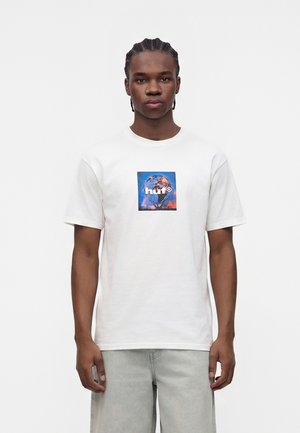 HUF, UNISPHERE TEE UNISEX - T-shirts print - white