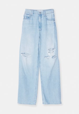 Mother HIGH WAISTED SPINNER ZIP HEEL - Jeans Relaxed Fit - ripped off