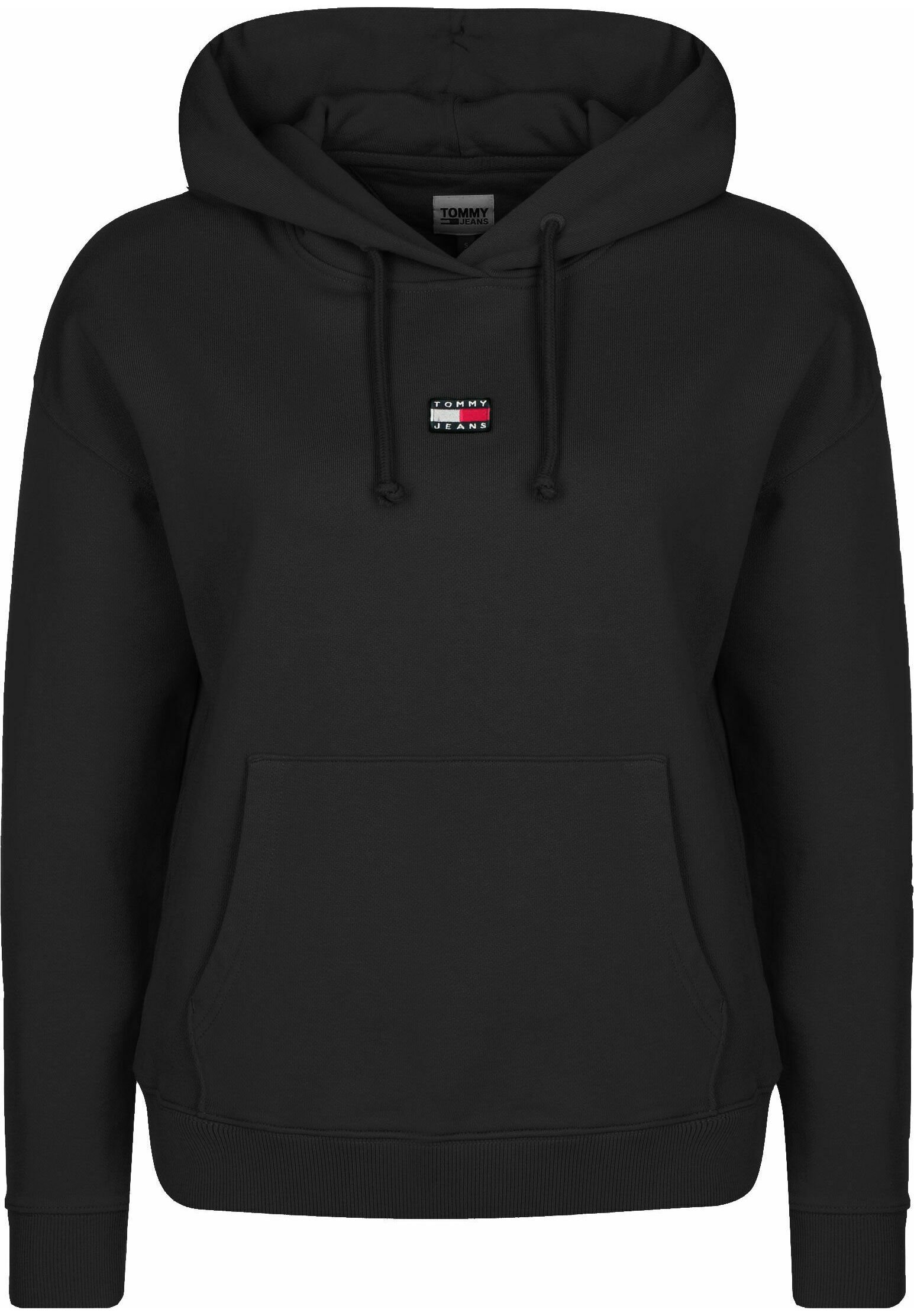 tommy badge quarter zip drawstring sweatshirt